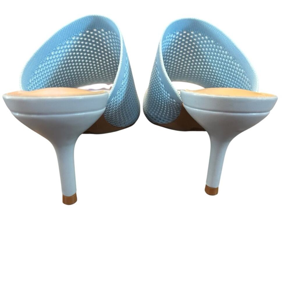 Journee Collection Leighton Soft Knit Sandals Stiletto Heel Mule NEW Size 7 - Picture 4 of 10